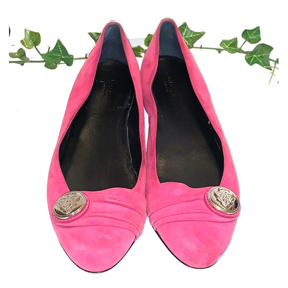 gucci suede flats